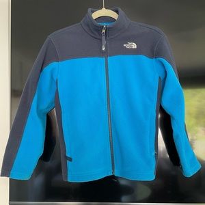 The North Face fleece zip front jacket boys Medium 10/12